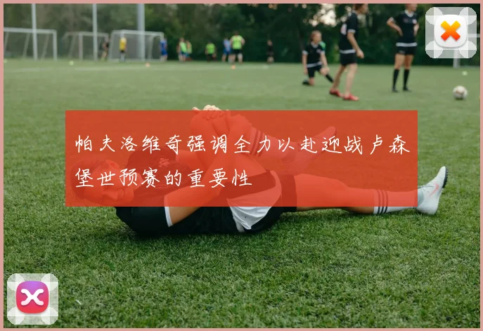 帕夫洛维奇强调全力以赴迎战卢森堡世预赛的重要性